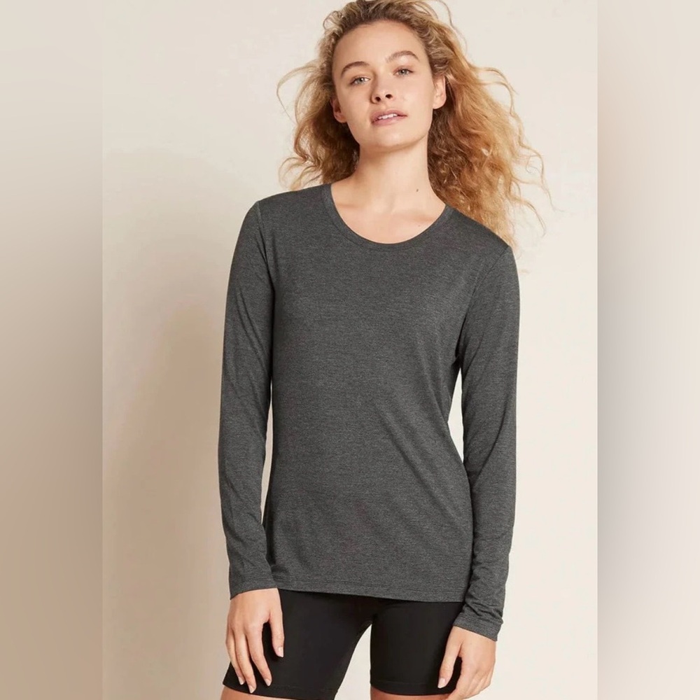Boody Bamboo DARK GREY Long Sleeve Top